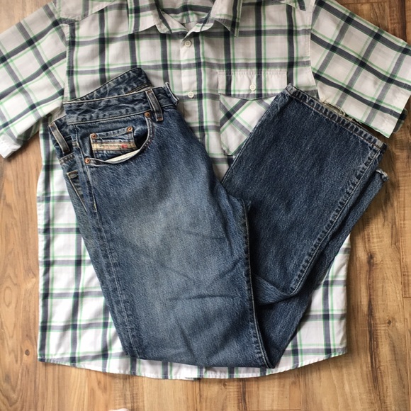 Diesel Other - Diesel Medium Wash Loose Straight Leg Jeans 32